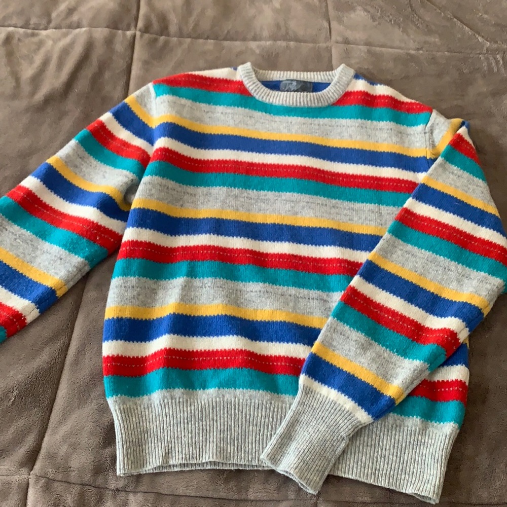 Retro striped sweater